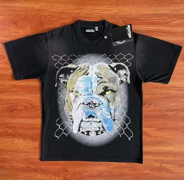 1:1 Quality Hellstar Dog T-Shirt Black