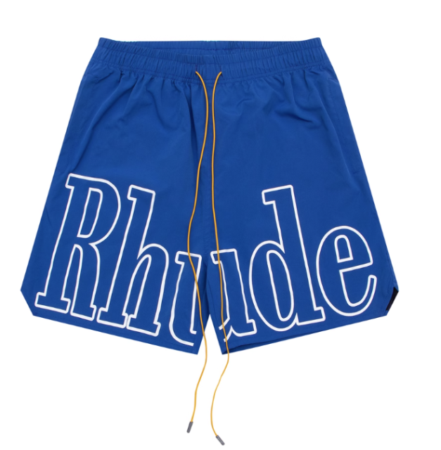 Rhude lettering patch mesh shorts 4 colors