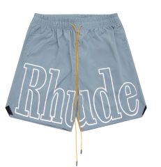 Rhude lettering patch mesh shorts 4 colors