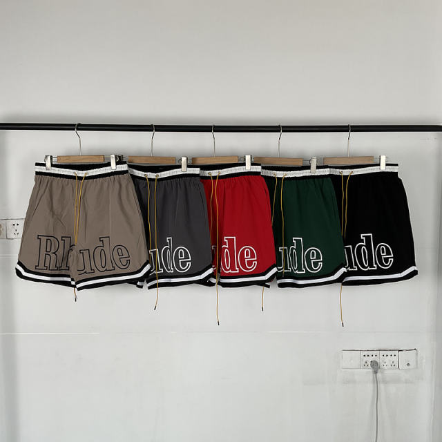 Rhude letters shorts 5 colors