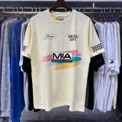 Gallery Dept Miami Limited Logo T-shirt Black Beige