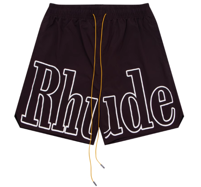 Rhude lettering patch mesh shorts 4 colors