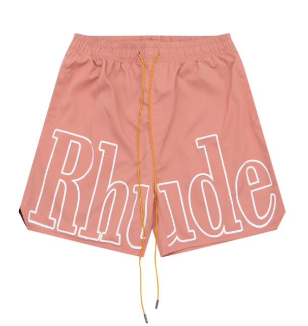 Rhude lettering patch mesh shorts 4 colors