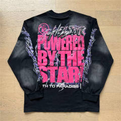 Hellstar Site Link Long-Sleeve T-Shirt Black