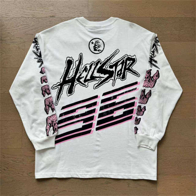 Hellstar Site Link Long-Sleeve T-Shirt Black