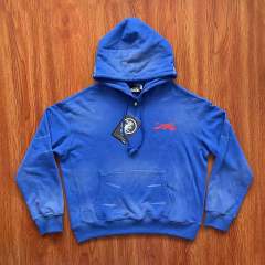 Hellstar Studios Vintage Washed Tracksuit Blue Hoodie Pants