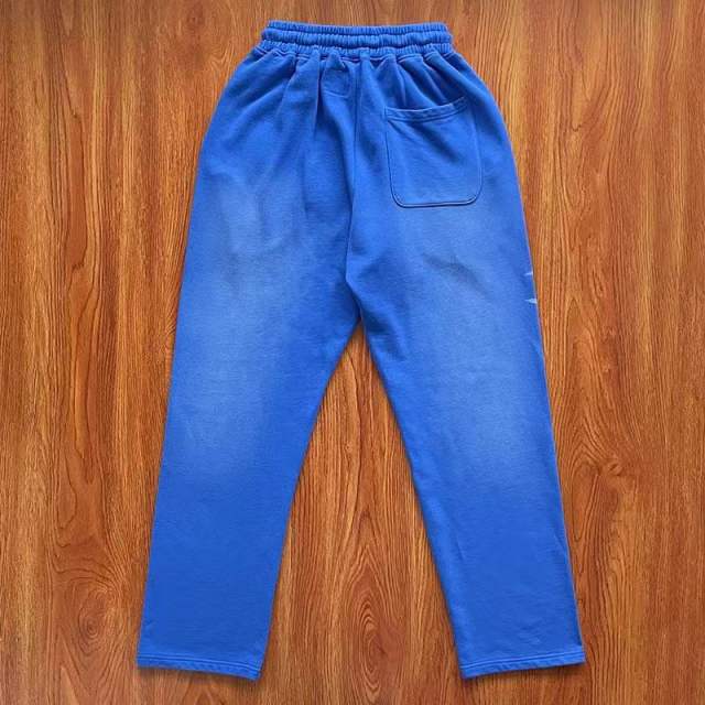 Hellstar Studios Vintage Washed Tracksuit Blue Hoodie Pants