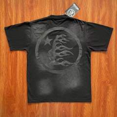 Hellstar Classic Black Logo Print T-Shirt