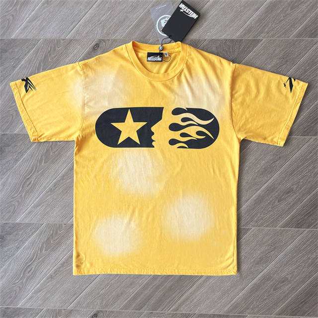 Hellstar Studios No Guys No Glory Maratho T-Shirt Red Yellow