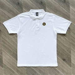 1:1 Hellstar Studios Polo Tee T-Shirt White Black