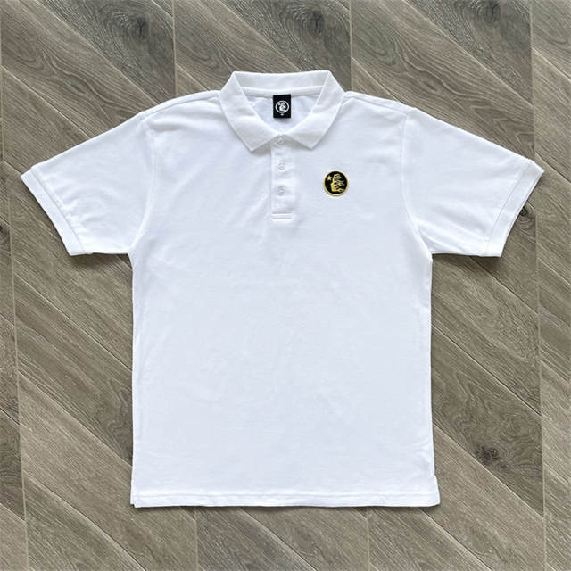 1:1 Hellstar Studios Polo Tee T-Shirt White Black