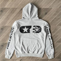 Hellstar Studios Sample Hoodie Pants Tracksuit Gray