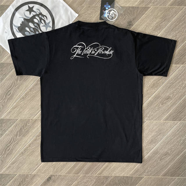 Hellstar studios Moto Cross Tee T-Shirt Black White