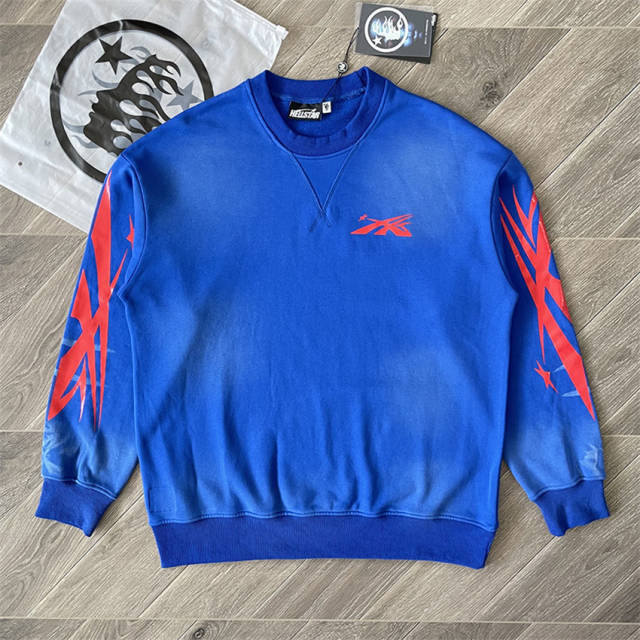 Hellstar Studios Sports Sweatshirt Blue