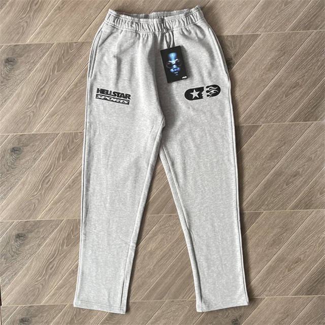 Hellstar Studios Sample Hoodie Pants Tracksuit Gray
