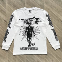 1:1 Hellstar Human Skeleton Long Sleeve White