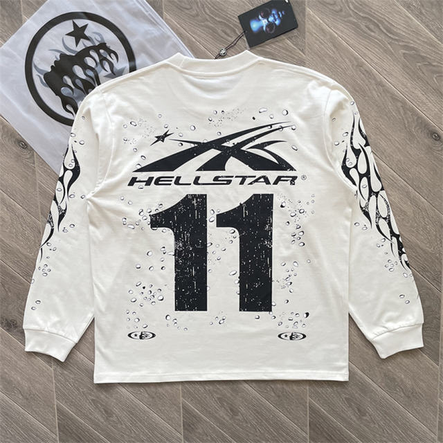 1:1 Hellstar studios Moto Cross Long Sleeve T-Shirt