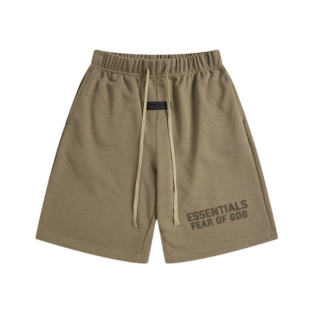 Fear of God Essentials Shorts Pink Beige Olive