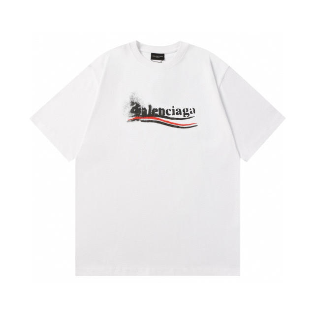 BLCG Dirty Logo 24SS T-Shirt White Black
