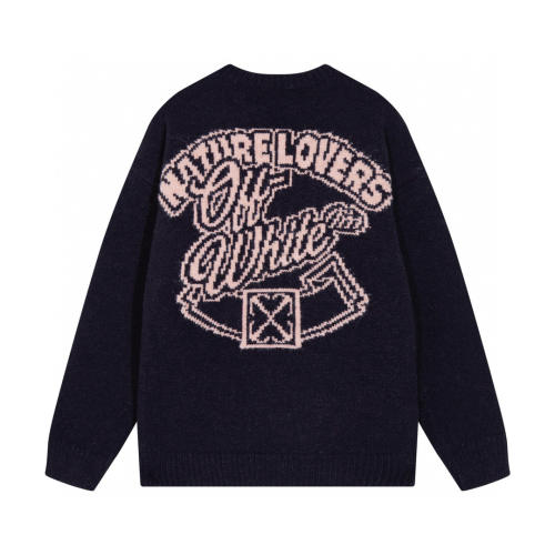 Off White Sweater Black Beige