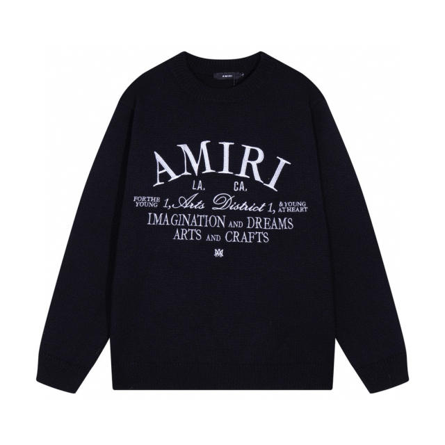 Amir* Sweatshirt Black Beige