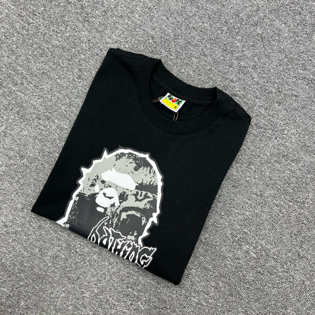 1:1 Top Quality Bape Bathing Ape Shirt Black