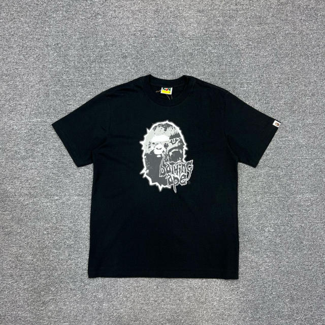1:1 Top Quality Bape Bathing Ape Shirt Black