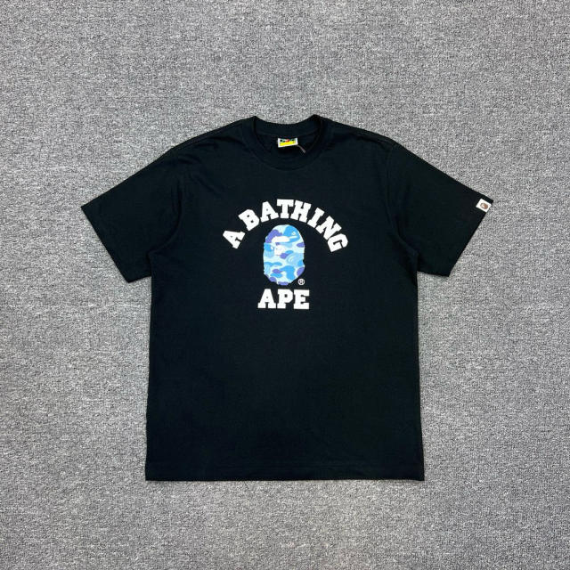 1:1 Quality Bape ABC Camo T-Shirt Black White