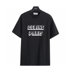 C Paris T-Shirt White Black Pink