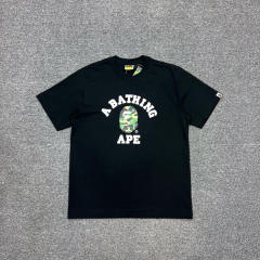 1:1 Quality Bape ABC Camo T-Shirt Black White
