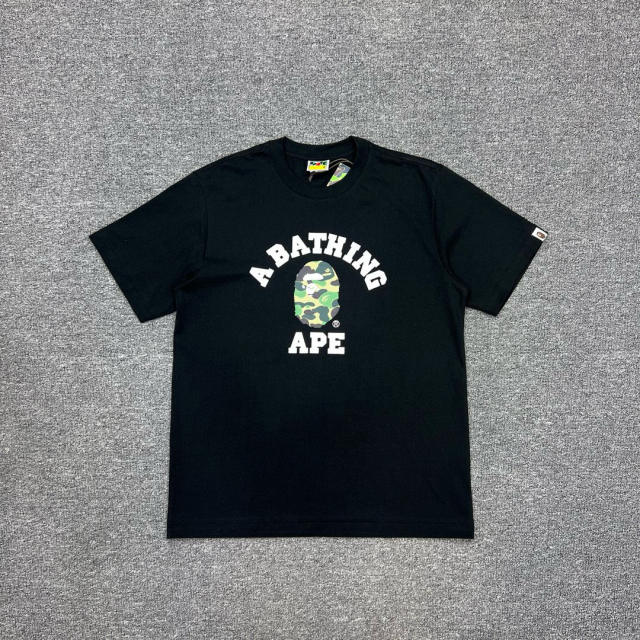 1:1 Quality Bape ABC Camo T-Shirt Black White