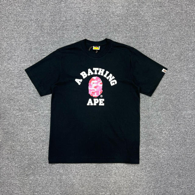 1:1 Quality Bape ABC Camo T-Shirt Black White