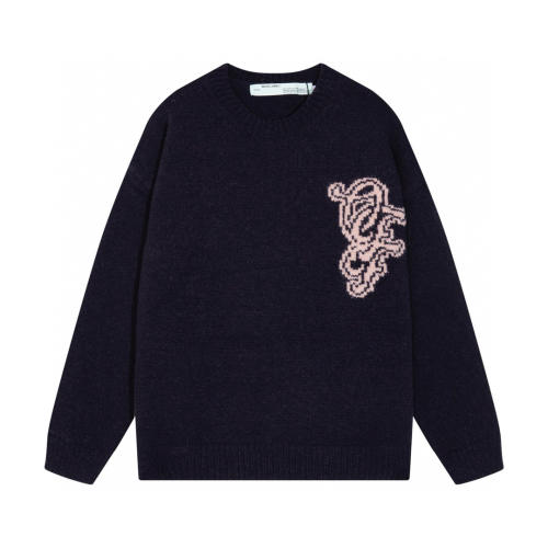 Off White Sweater Black Beige