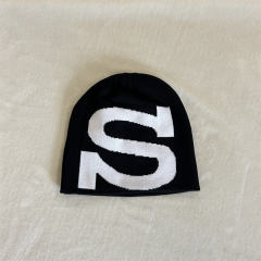 Stussy Beanie Hat Big S Black
