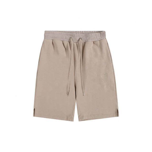 Ami Small Classic EMbroidered Logo Hearts Shorts