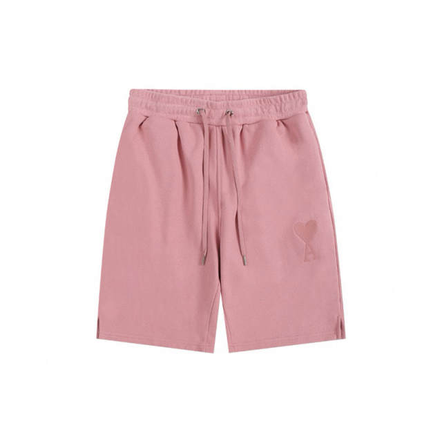 Ami Small Classic EMbroidered Logo Hearts Shorts