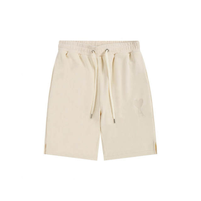 Ami Small Classic EMbroidered Logo Hearts Shorts
