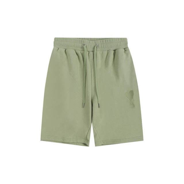 Ami Small Classic EMbroidered Logo Hearts Shorts
