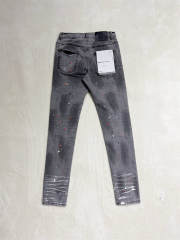 [Best Quality]1:1  BRΑND Splatter Ink Jeans Black