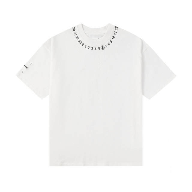 Maison Margiela MM10 Necklace T-Shirt Black White