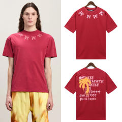 Palm Angels 24SS Palm Tree T-Shirt White Black