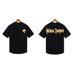 Palm Angels 24SS Palm Tree T-Shirt White Black