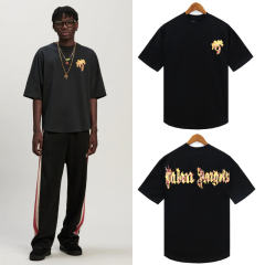 Palm Angels 24SS Palm Tree T-Shirt White Black