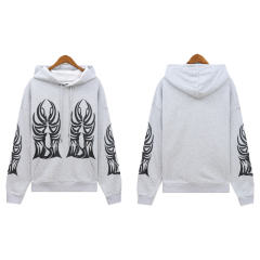 Who Decides War Abstract Large Print Hoodie