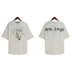 Palm Angels 24SS Pigeon T-Shirt White Black