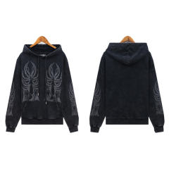 Who Decides War Abstract Large Print Hoodie