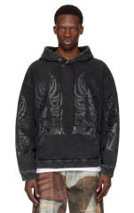 Who Decides War Abstract Large Print Hoodie