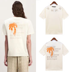 Palm Angels 24SS Palm Tree T-Shirt White Black