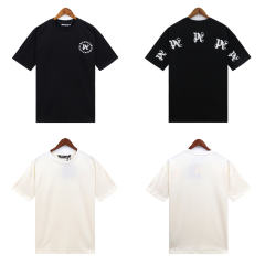 Palm Angels 24SS Special Fonts T-Shirt White Black