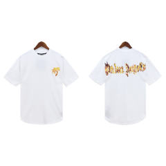 Palm Angels 24SS Palm Tree T-Shirt White Black